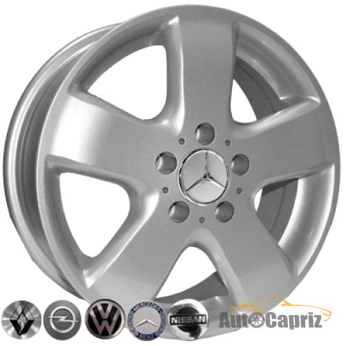 Диски Replica Renault Z343 S R16 W6.5 PCD5x118 ET45 DIA71.1